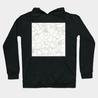 Floral grafic pattern Hoodie